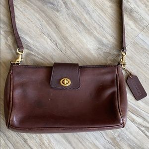 Vintage Coach Legacy Demi Crossbody Bag Brown